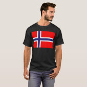 T-shirt Drapeau norvégien (Devant entier)