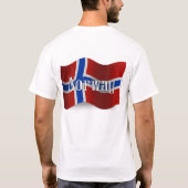 T-shirt Drapeau norvégien (Dos)