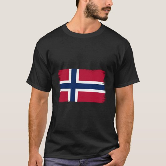 T-shirt Drapeau norvégien (Devant)