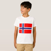 T-shirt Drapeau norvégien (Devant entier)
