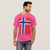 T-shirt Drapeau norvégien (Devant entier)