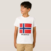 T-shirt Drapeau norvégien (Devant entier)