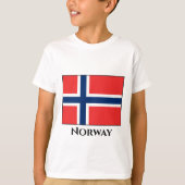 T-shirt Drapeau norvégien (Devant)