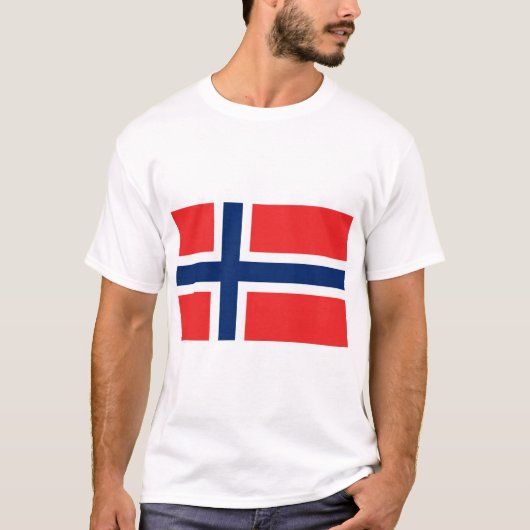 T-shirt Drapeau norvégien (Devant)