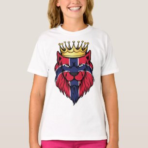 T-shirt Drapeau norvégien Lion King