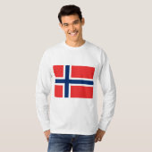 T-shirt Drapeau norvégien (Norvège) (Devant entier)