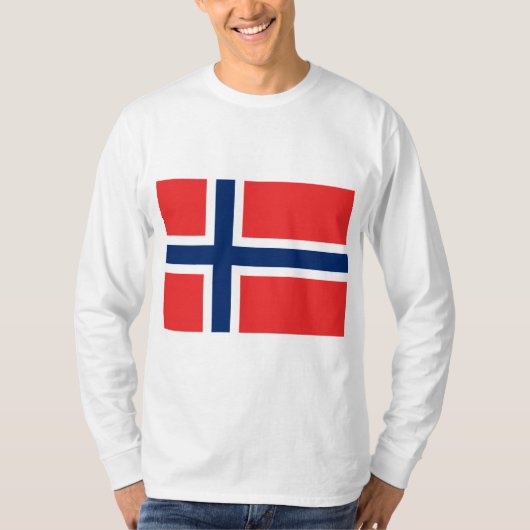 T-shirt Drapeau norvégien (Norvège) (Devant)