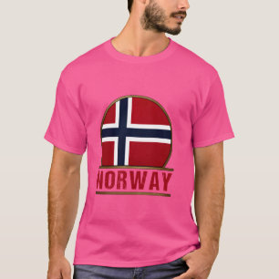 T-shirt Drapeau norvégien Patrimoine norvégien et héraldiq