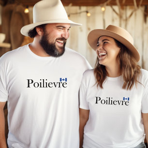 T-shirt Drapeau officiel canadien Pierre Poilievre