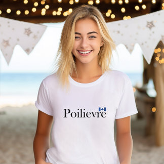 T-shirt Drapeau officiel canadien Pierre Poilievre