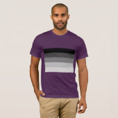 T-SHIRT DRAPEAU OFFICIEL DE FIERTÉ DROITE (Devant entier)