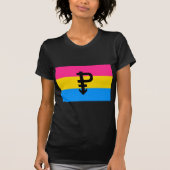 T-SHIRT DRAPEAU OFFICIEL DE FIERTÉ PANSEXUELLE (Devant)
