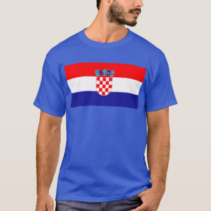 T-Shirt Drapeau Officiel de la Croatie National