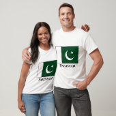 T-shirt Drapeau pakistanais (Unisexe)