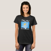 T-shirt Drapeau Palaos Palaos (Devant entier)