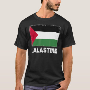 T-shirt Drapeau Palastine Soutien Peuple Palestinien Femme