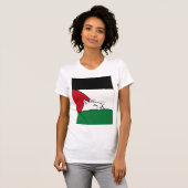T-shirt Drapeau PALESTINE GRATUIT Chat (Devant entier)
