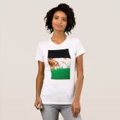 T-shirt Drapeau PALESTINE GRATUIT Chat (Devant entier)