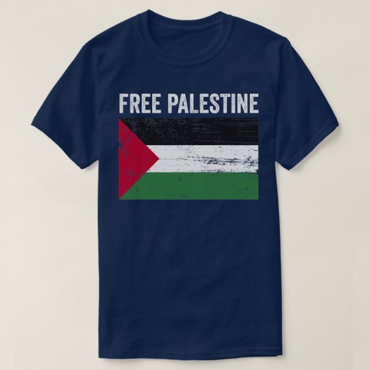 T-shirt Drapeau Palestine Libérer la Palestine Drapeau ara (Design devant)
