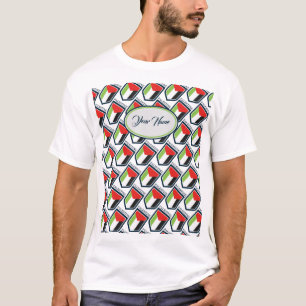 T-shirt Drapeau palestinien et palestinien Customisé