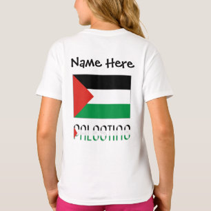 T-shirt Drapeau Palestinien Palestine Personnalisation Noi