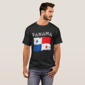 T-shirt Drapeau panaméen Destination Tourisme Panama (Devant entier)
