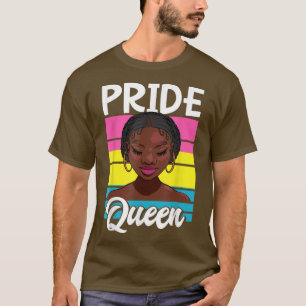 T-shirt Drapeau Pansexual Pride Reine LGBT-Q Cool Pan Prid