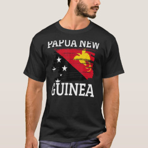 T-shirt Drapeau Papouasie-Nouvelle-Guinée