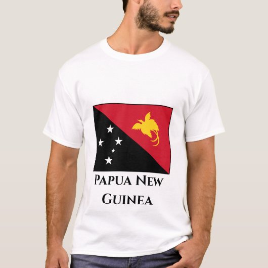 T-shirt Drapeau Papouasie-Nouvelle-Guinée (Devant)