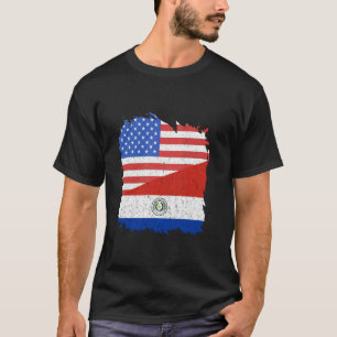 T-shirt Drapeau Paraguay Fierté Paraguayenne USA Vintage P