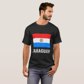 T-shirt Drapeau paraguayen (Devant entier)