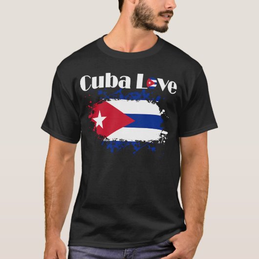 T-shirt Drapeau Patria y Vida Viva Libre Cuba Patriotique (Devant)