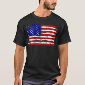 T-shirt Drapeau patriotique américain (Devant)