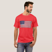 T-shirt Drapeau patriotique américain (Devant entier)