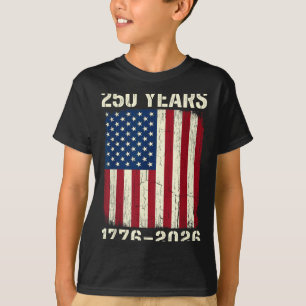 T-shirt Drapeau patriotique américain 250e anniversaire 25