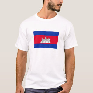 T-shirt Drapeau patriotique cambodgien