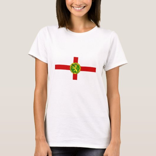 T-shirt Drapeau patriotique d'Aurigny (Devant)