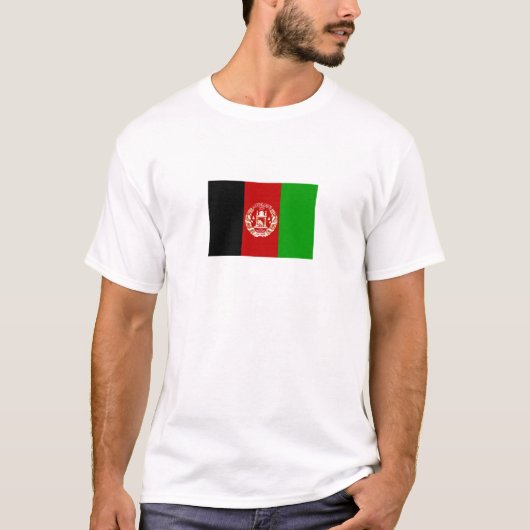 T-shirt Drapeau patriotique de l'Afghanistan (Devant)