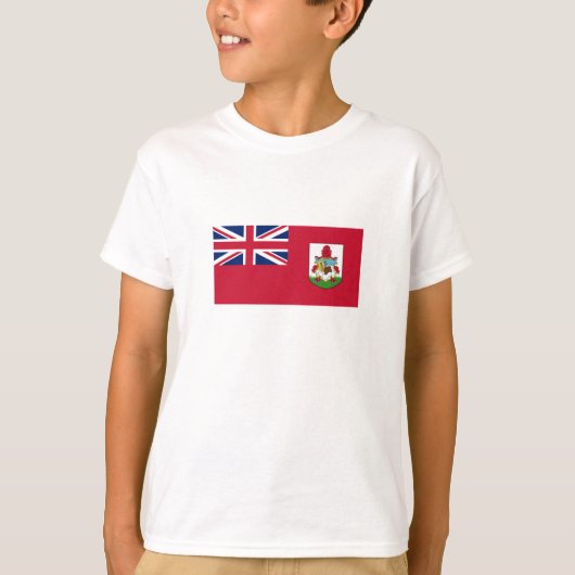 T-shirt Drapeau patriotique des Bermudes (Devant)