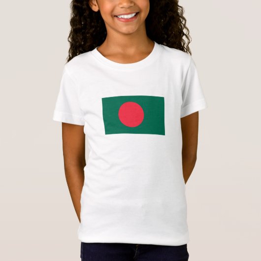 T-Shirt Drapeau patriotique du Bangladesh (Devant)