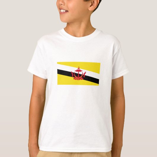 T-shirt Drapeau patriotique du Brunei (Devant)