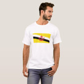 T-shirt Drapeau patriotique du Brunei (Devant entier)