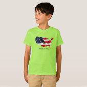 T-shirt Drapeau Patriotique Enfants (Devant entier)