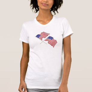 T-shirt Drapeau Patriotique Femmes