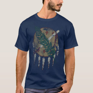T-shirt Drapeau patriotique grunge vintage d'état de