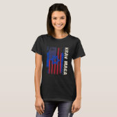 T-shirt Drapeau Patriotique Krav Maga Us (Devant entier)