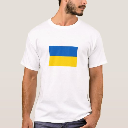 T-shirt Drapeau patriotique ukrainien (Devant)