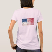 T-shirt Drapeau peint des Etats-Unis (Dos)