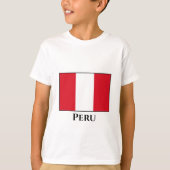 T-shirt Drapeau péruvien (Devant)
