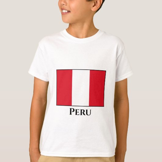 T-shirt Drapeau péruvien (Devant)